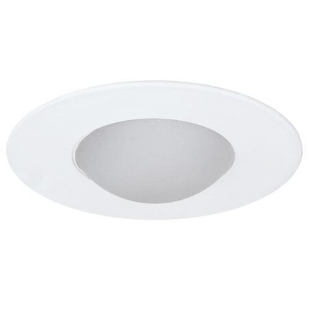 Elco Lighting 4 Shower Trim with Round Drop Frosted Lens" EL1416W